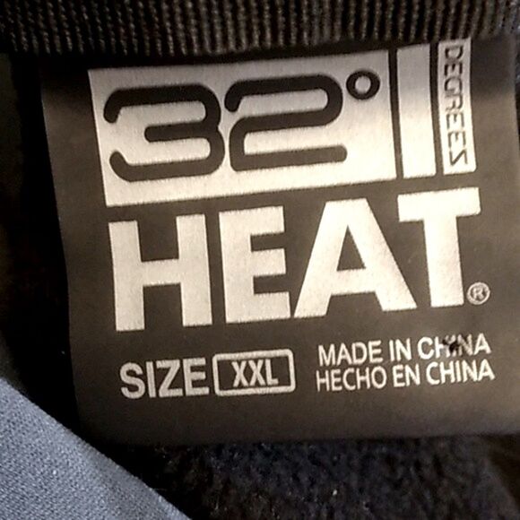 32 Degree HEAT Jacket Size XXL Quilted Slate Blue NWOT - Picture 12 of 14